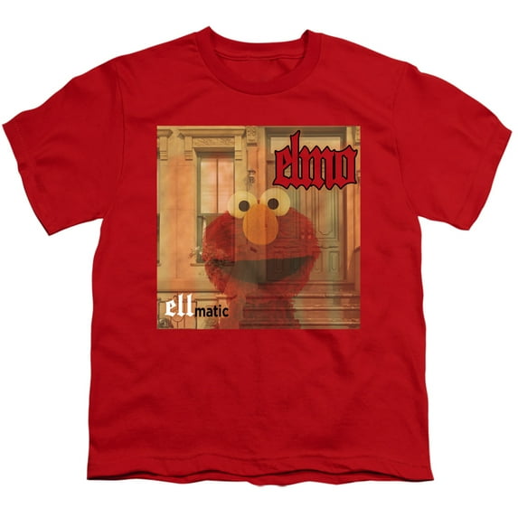 Sesame Street Ellmatic S/S Youth 18/1 T-Shirt Red