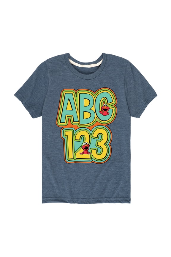 - Elmo ABC - Toddler and Youth Short Sleeve Graphic T-Shirt