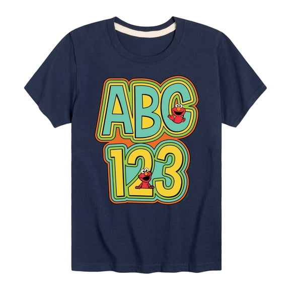 Sesame Street - Elmo ABC - Toddler and Youth Short Sleeve Graphic T-Shirt