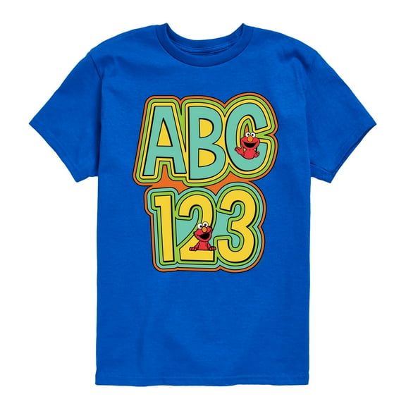 Sesame Street - Elmo ABC - Toddler and Youth Short Sleeve Graphic T-Shirt