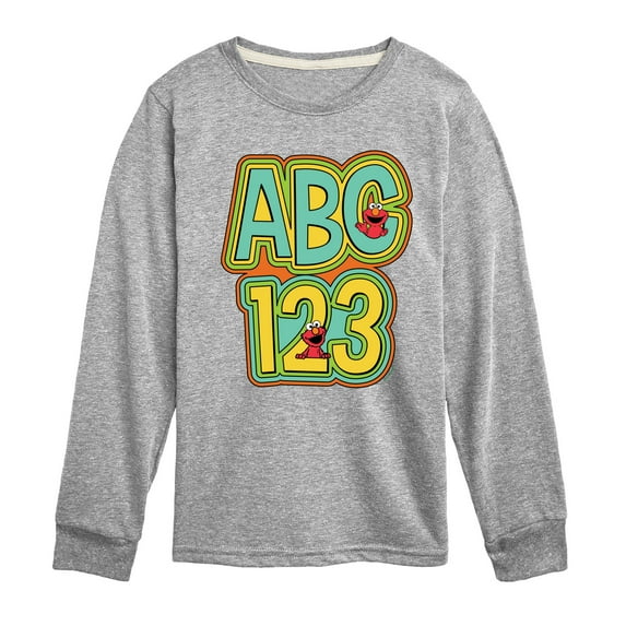 Sesame Street - Elmo Abc - Toddler and Youth Long Sleeve T-Shirt