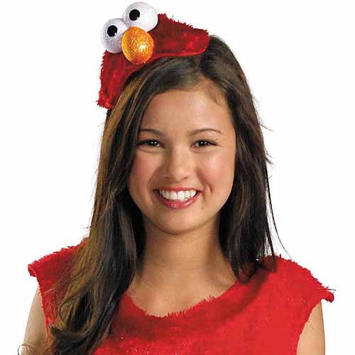 Jet Forestående resterende Sesame Street Elmo Adult Headband Halloween Costume Accessory - Walmart.com