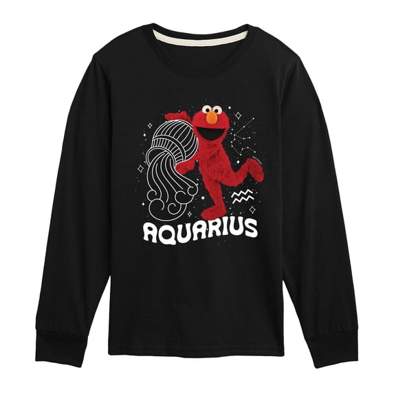Sesame Street - Elmo Aquarius - Toddler and Youth Long Sleeve T-Shirt