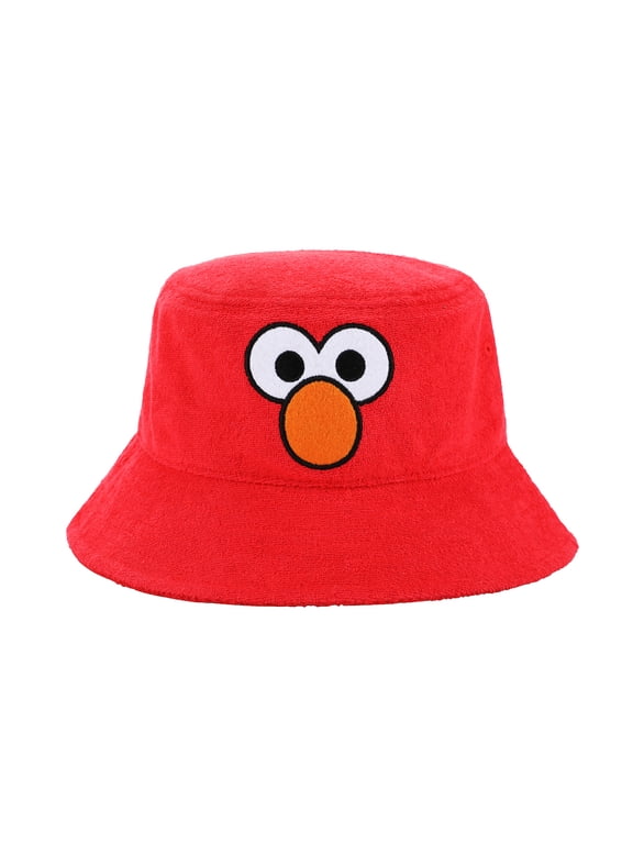 Sesame Street Elmo Big Face Red Bucket Hat