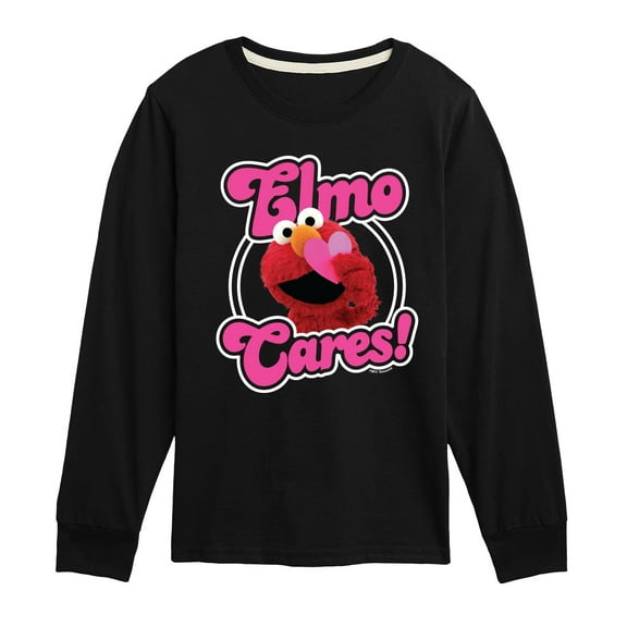 Sesame Street - Elmo Cares - Toddler and Youth Long Sleeve T-Shirt