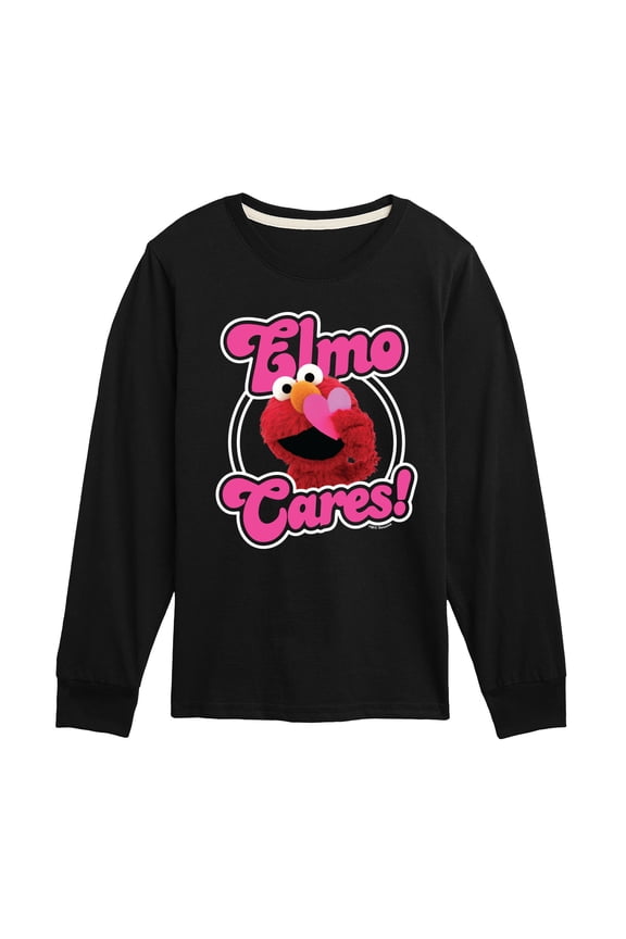 - Elmo Cares - Toddler and Youth Long Sleeve T-Shirt