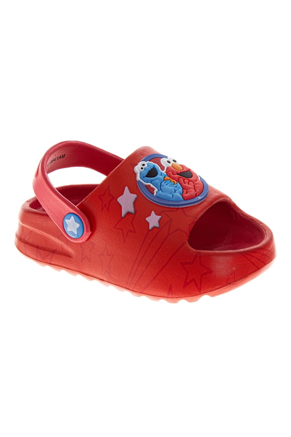 Elmo Character Kids Dual Sizes Clogs Little Kids, Red, Size: 3-4