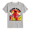 thumbnail image 1 of Sesame Street - Elmo Check On Friends - Toddler and Youth Short Sleeve Graphic T-Shirt, 1 of 5