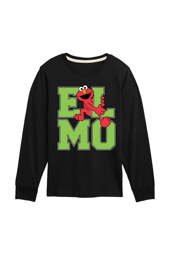 - Elmo Collegiate - Toddler and Youth Long Sleeve T-Shirt