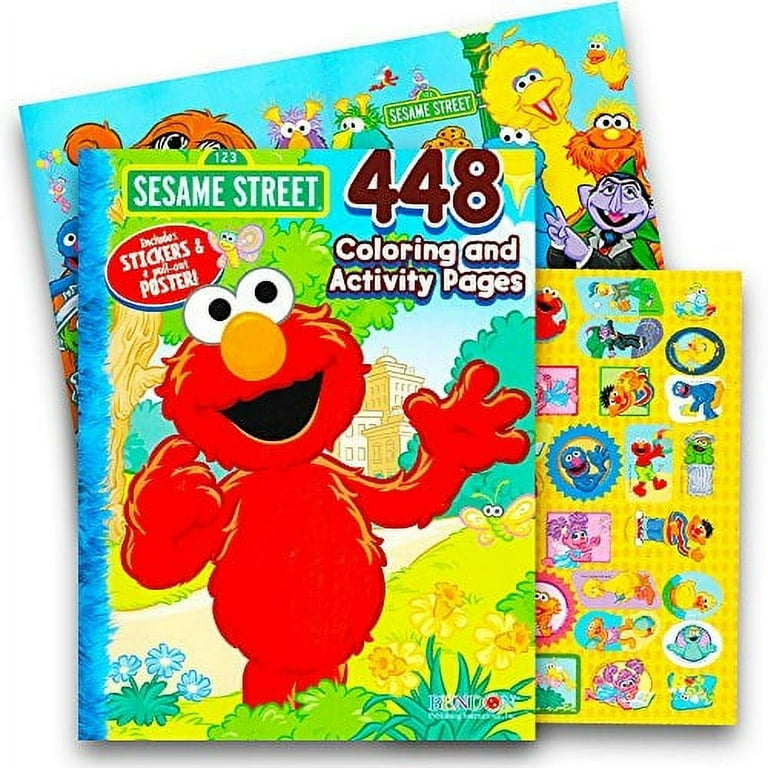 Elmo Coloring book: sesame street coloring book for toddlers, Elmo  featuring coloring book sets for kids ages 4-8 (Paperback)