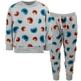 thumbnail image 1 of Sesame Street Elmo Cookie Monster Infant Baby Boys French Terry Sweatshirt and Pants Set Infant to Toddler, 1 of 5