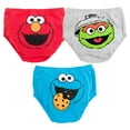thumbnail image 1 of Sesame Street Elmo Cookie Monster Oscar the Grouch Infant Baby Boys 3 Pack Diaper Covers Red / Blue Gray 6-12 Months, 1 of 5