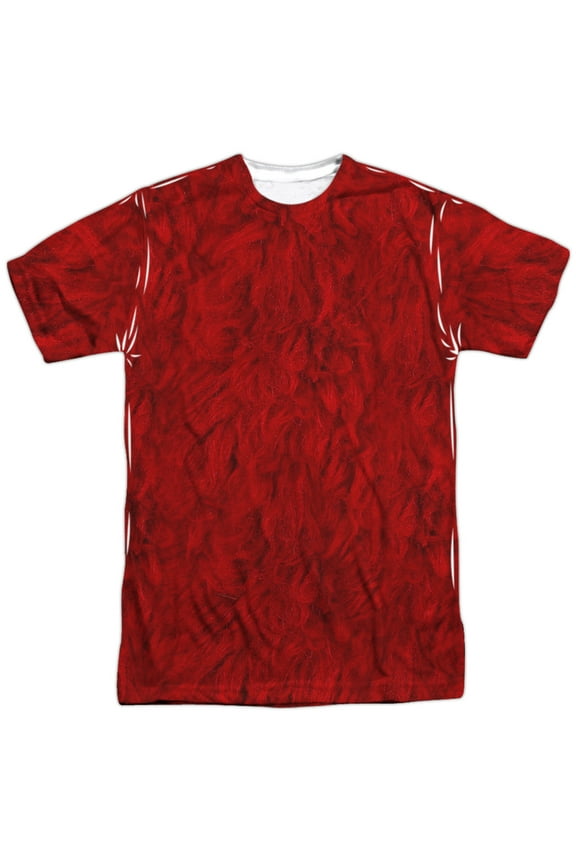 Sesame Street - Elmo Costume - Short Sleeve Shirt - Small