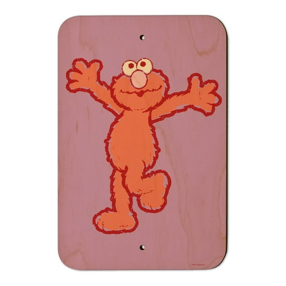 Sesame Street Elmo Distressed Home Business Office Sign