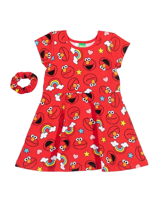 Elmo Dress and Scrunchie Infant to Little Kid