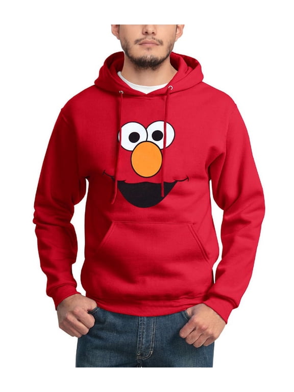 Elmo Face Adult Hoodie
