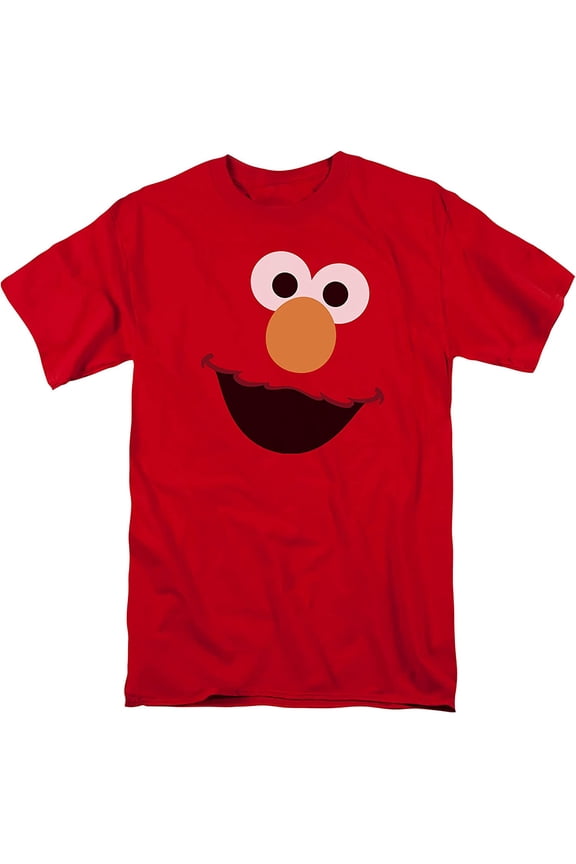 Elmo Face Adult T-Shirt