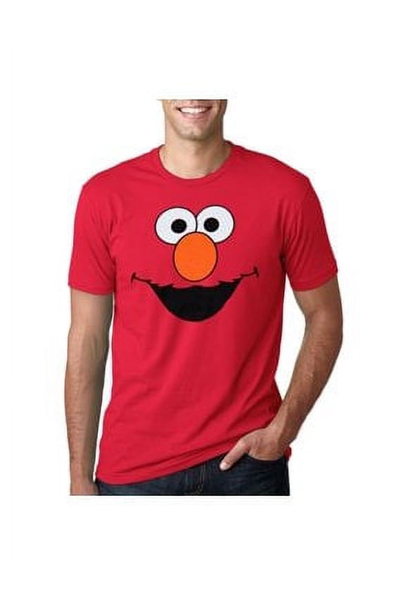 Elmo Face Adult T-Shirt
