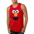 thumbnail image 1 of Sesame Street Elmo Face Adult Tank Top, 1 of 1