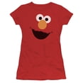 thumbnail image 1 of Sesame Street Elmo Face S/S Junior Women's T-Shirt Sheer Red, 1 of 2