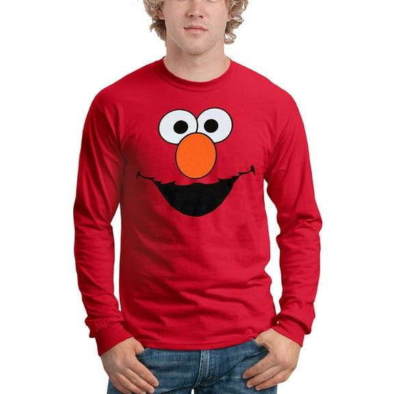 Sesame Street Elmo Face Long Sleeve T-Shirt