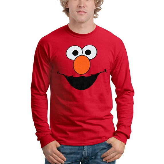 Sesame Street Elmo Face Long Sleeve T-Shirt