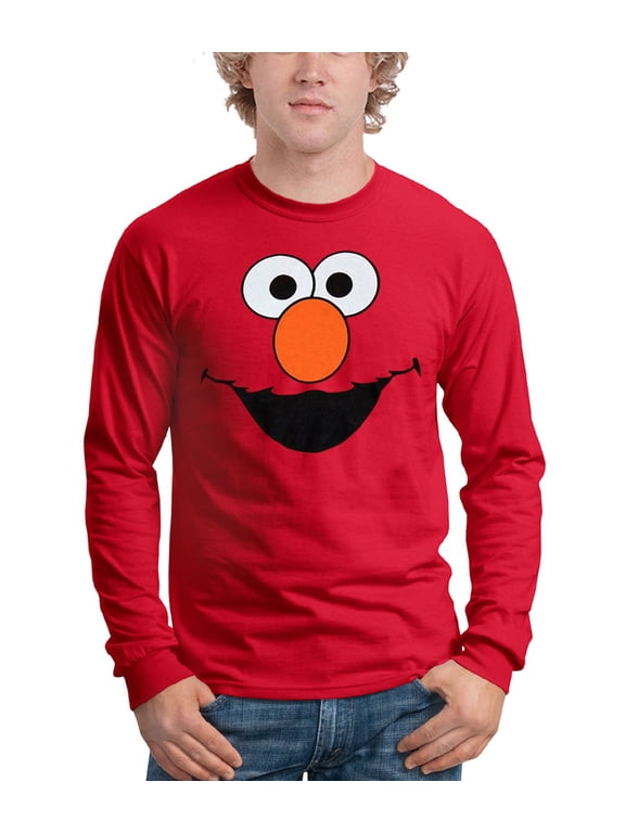 Elmo Face Long Sleeve T-Shirt