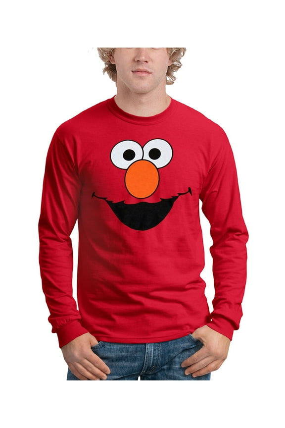 Elmo Face Long Sleeve T-Shirt