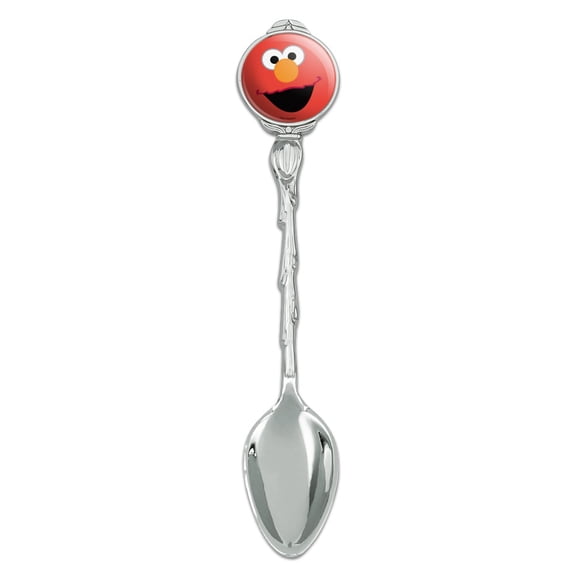 Sesame Street Elmo Face Novelty Collectible Demitasse Tea Coffee Spoon