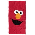 thumbnail image 1 of Sesame Street Elmo Face Officially Licensed Beach Towel 30' X 60', 1 of 6