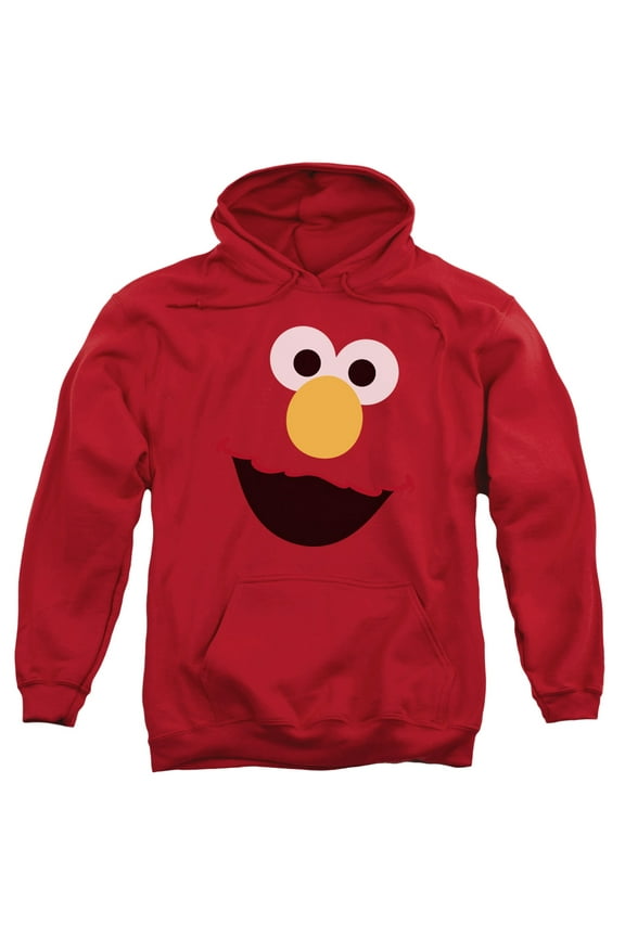 Sesame Street - Elmo Face - Pull-Over Hoodie - Large