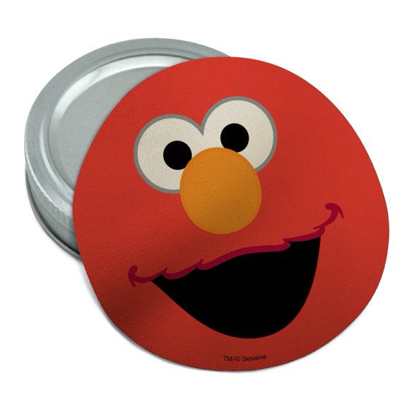 Sesame Street Elmo Face Round Rubber Non-Slip Jar Gripper Lid Opener
