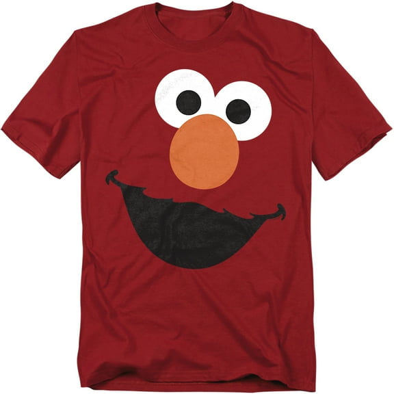 Sesame Street T-Shirt Elmo Face Unisex Graphic Tee For Men & Women