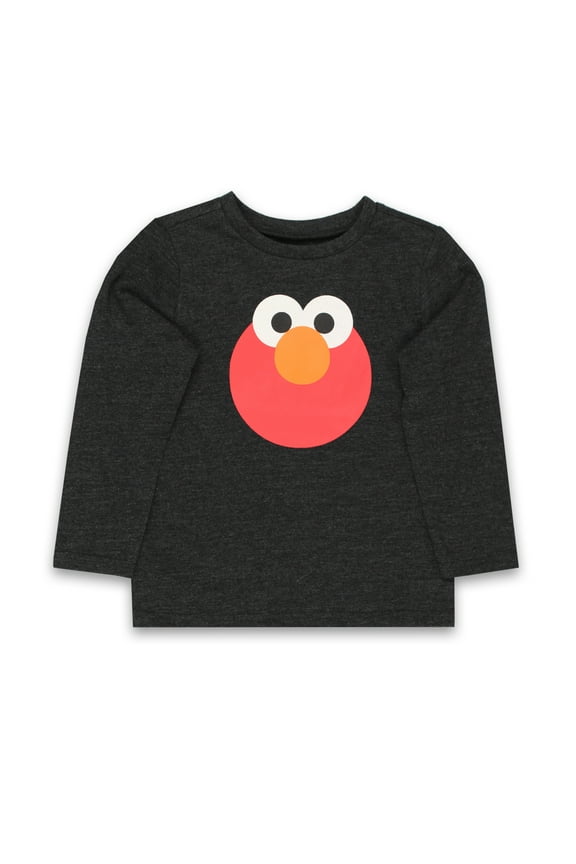 Sesame Street Elmo Face Toddler Baby Long Sleeve T-Shirt Tee SEB051LS