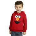 thumbnail image 1 of Sesame Street Elmo Face Toddler Hoodie, 1 of 1