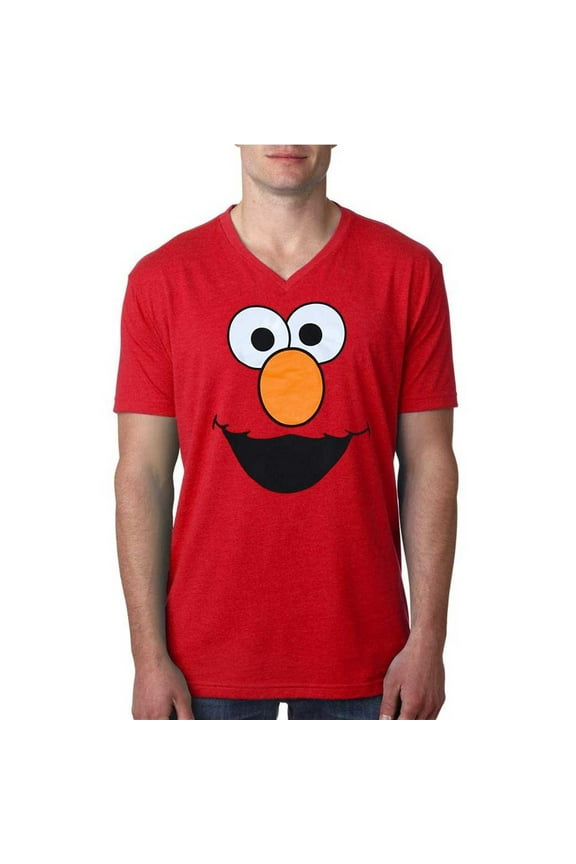 Elmo Face V-Neck T-Shirt