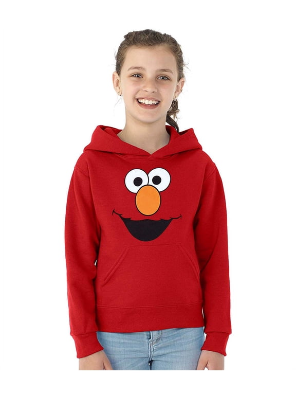 Elmo Face Youth Hoodie