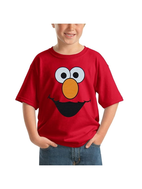 Elmo Face Youth Kids T-Shirt