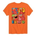 thumbnail image 1 of Sesame Street - Elmo Faces - Toddler and Youth Short Sleeve Graphic T-Shirt, 1 of 5