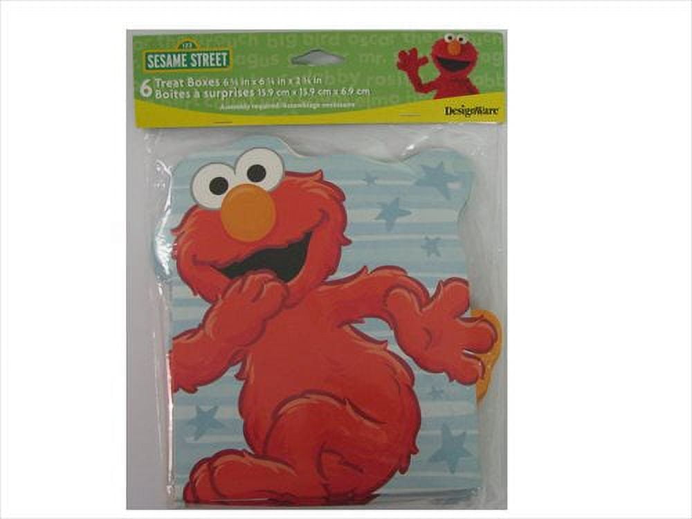 Sesame Street Elmo Favor Boxes (6ct) - Walmart.com