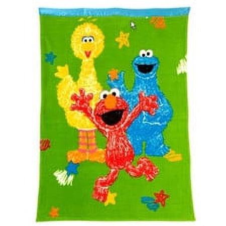 Sesame Street Toddler Blanket - Elmo & Friends