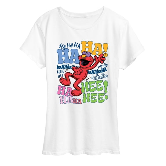 Sesame Street - Elmo Haha - Women's Short Sleeve Graphic T-Shirt