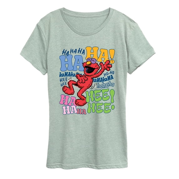 Sesame Street - Elmo Haha - Women's Short Sleeve Graphic T-Shirt