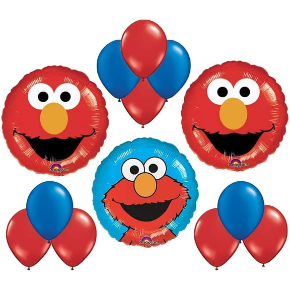 Sesame Street Elmo Happy Birthday Balloon Bouquet 13pc