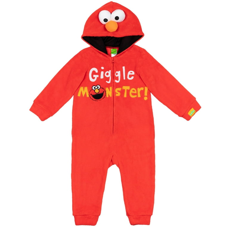 Sesame Street Elmo Halloween Kids Character Infant Baby Boys Zip