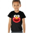 thumbnail image 1 of Sesame Street Elmo Kawaii Face Kids T Shirt (4) for Toddler Boys and Girls, Black, 1 of 5