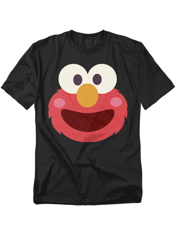 T-Shirt Elmo Kawaii Face Unisex Graphic Tee for Men & Women