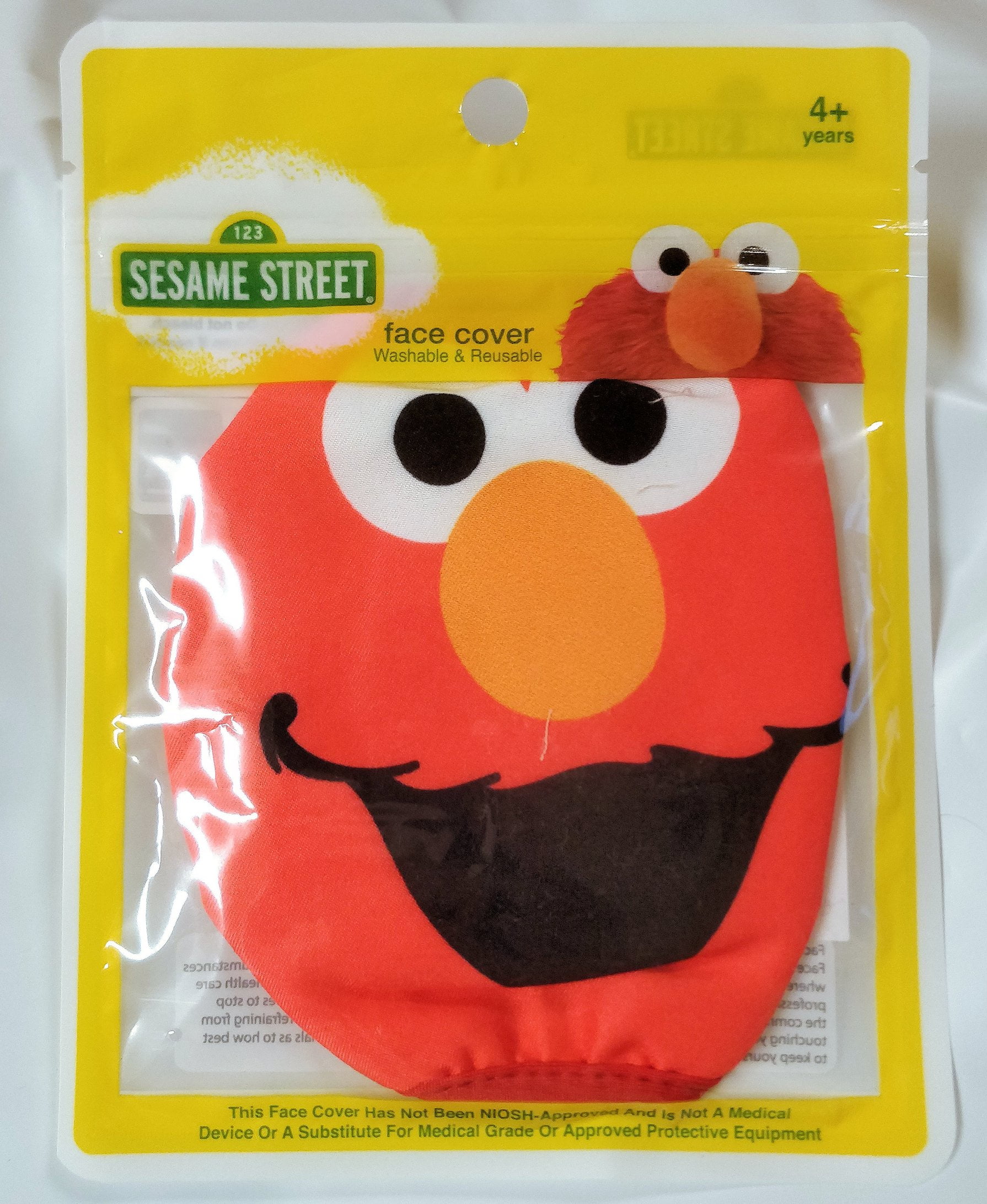 Sesame Street Elmo Kids Reusable Face Mask - Walmart.com