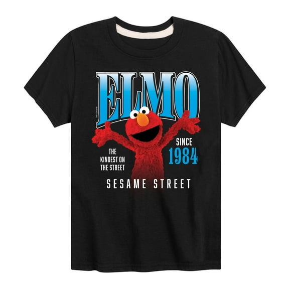 Sesame Street - Elmo Kindest On The Street - Toddler and Youth Short Sleeve Graphic T-Shirt