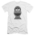 thumbnail image 1 of Sesame Street Elmo Lee Premium Canvas Adult Slim Fit 30/1 T-Shirt White, 1 of 1